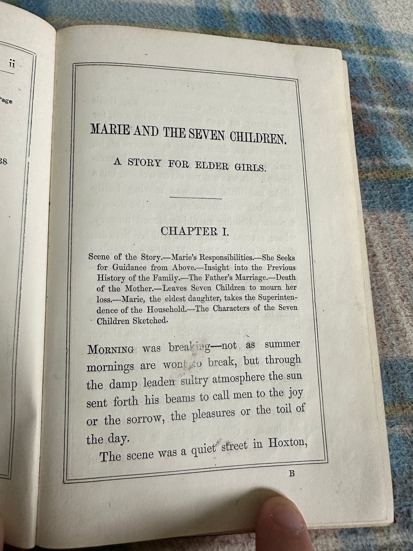 1900c Marie & The Seven Children - Mrs. Thomas Geldart (S. W. Partridge Publisher)