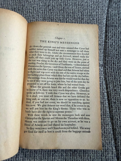 Persian Expedition Xenophon Rex Warner - A Must-Read Historical Account - Honeyburn Books (UK)
