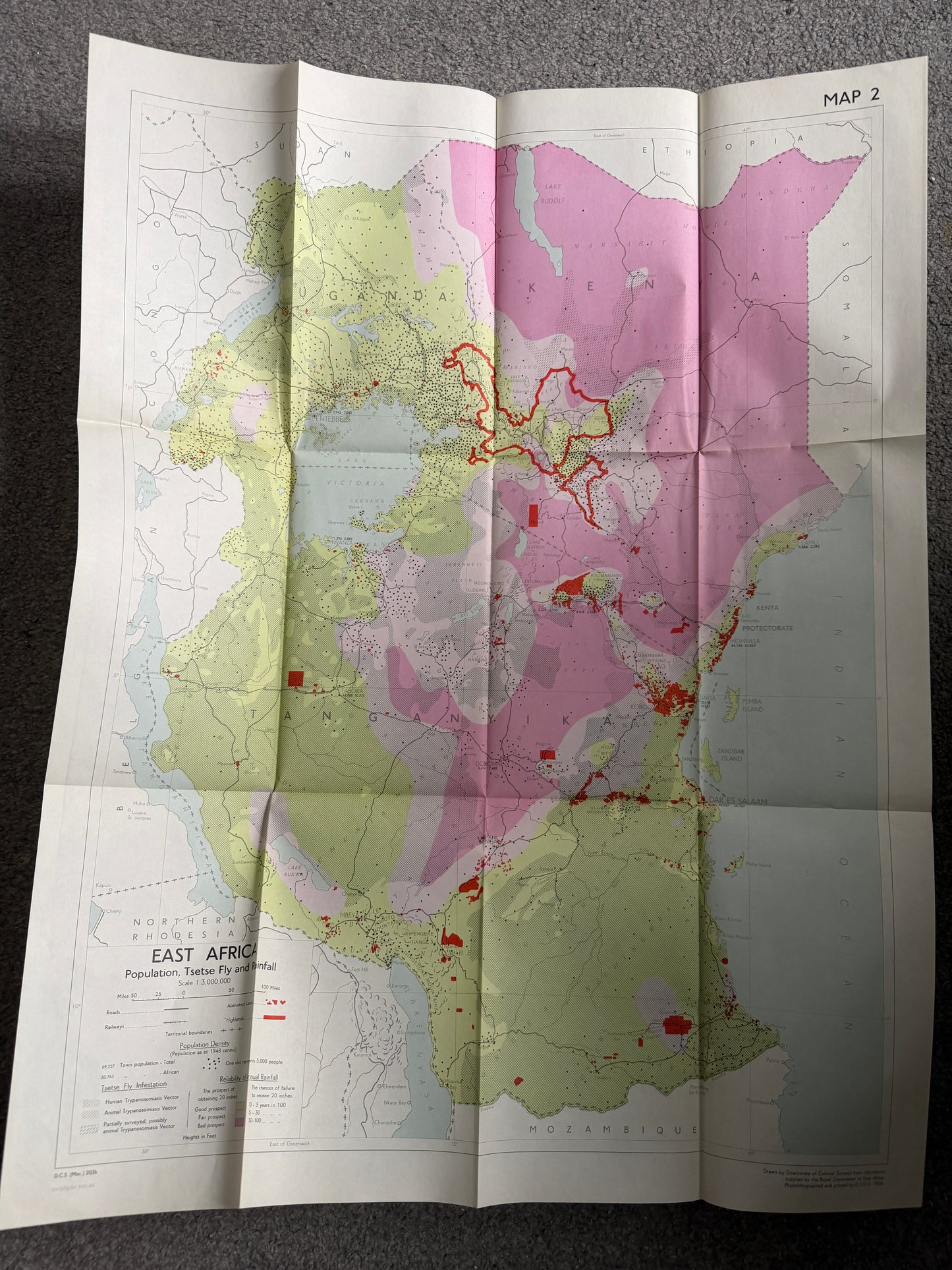 1958 East Africa Royal Commission Report with 4 Maps - Her Majesty’s Stationery Office - Honeyburn Books (UK)