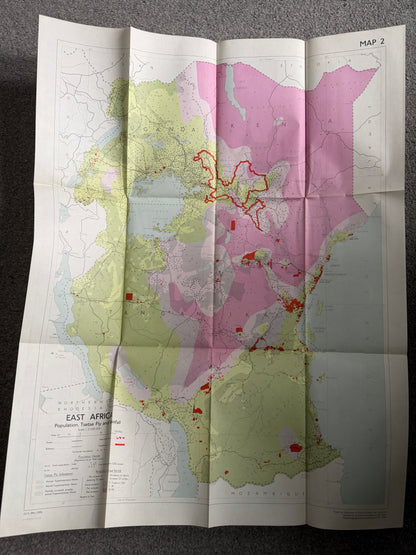 1958 East Africa Royal Commission Report with 4 Maps - Her Majesty’s Stationery Office - Honeyburn Books (UK)