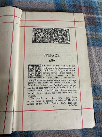 1893 Of The Imitation Of Christ (Four Books) Thomas À Kempis(Society For Promoting Christian Knowledge)