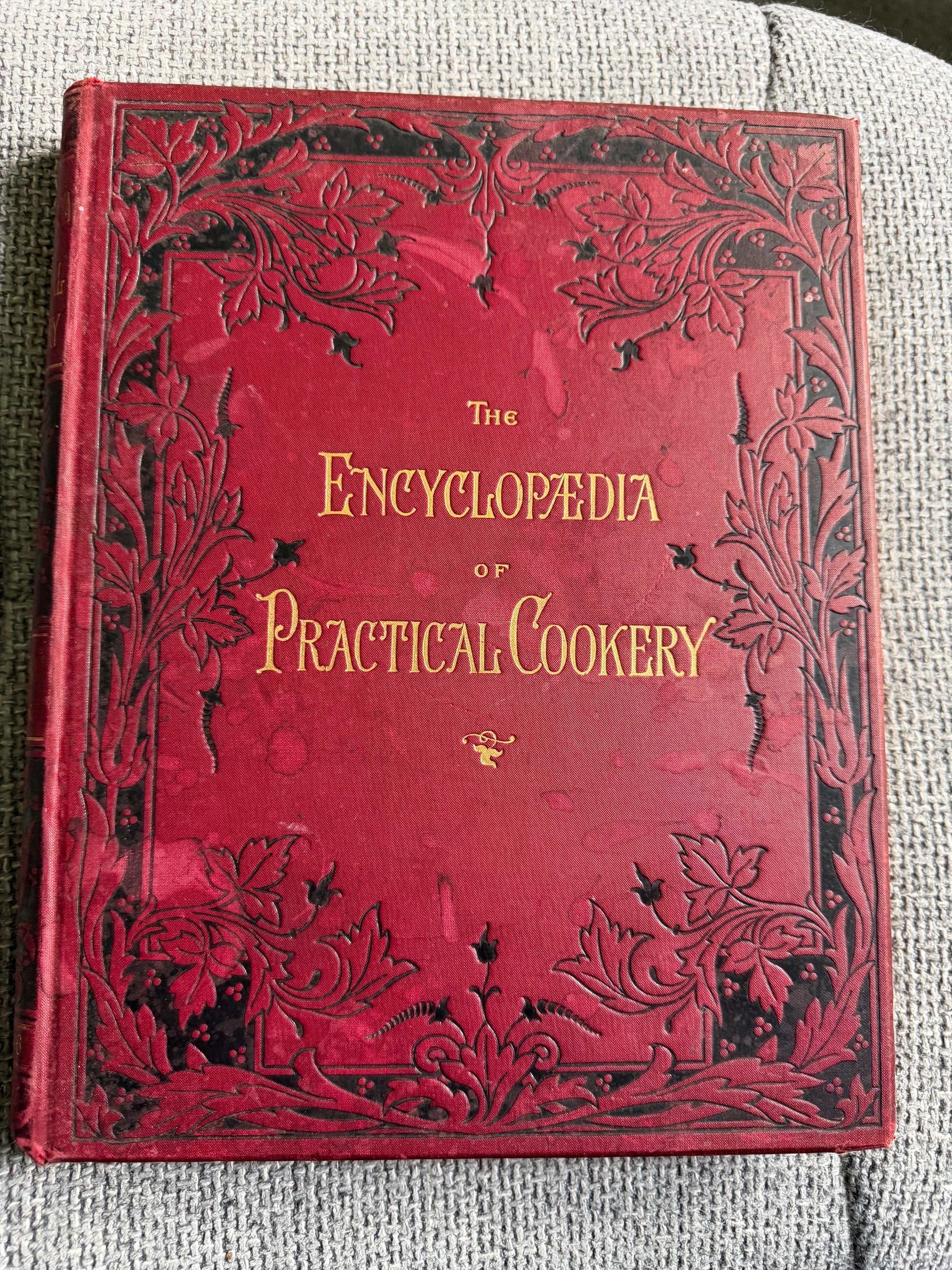 1890 4x volumes The Encyclopaedia Of Practical Cookery - Theodore Francis Garrett (L. Upcott Gill Pub) - Honeyburn Books (UK)