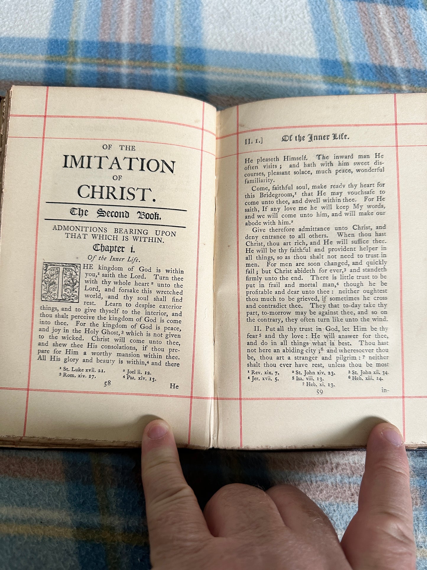 1893 Of The Imitation Of Christ (Four Books) Thomas À Kempis(Society For Promoting Christian Knowledge)