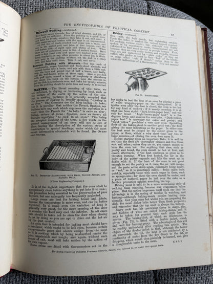 1890 4x volumes The Encyclopaedia Of Practical Cookery - Theodore Francis Garrett (L. Upcott Gill Pub) - Honeyburn Books (UK)