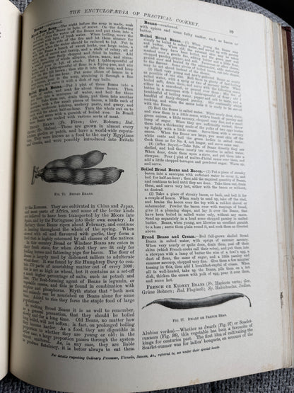 1890 4x volumes The Encyclopaedia Of Practical Cookery - Theodore Francis Garrett (L. Upcott Gill Pub) - Honeyburn Books (UK)