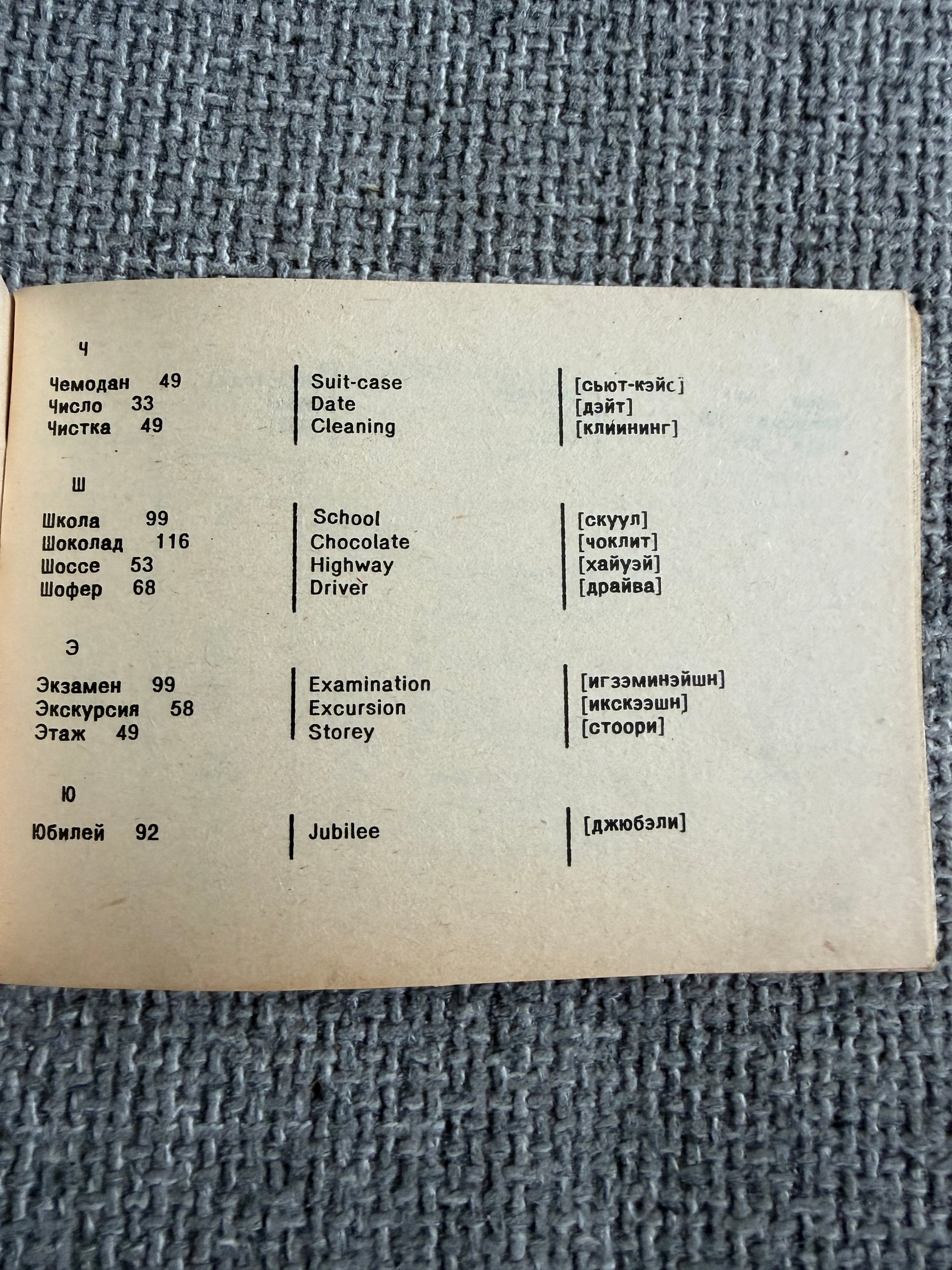 1992 Russian English Phrasebook for Travelers and Language Learners - Honeyburn Books (UK)