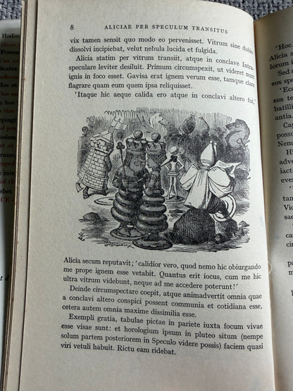 1966 Aliciae Per Speculum Transitus - Ludovici Carroll (Sir John Tennial illustration) translated by Clive Harcourt Carruthers (MacMillan) - Honeyburn Books (UK)
