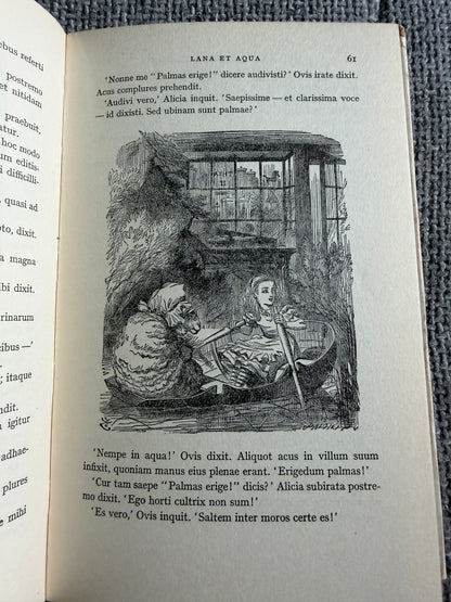 1966 Aliciae Per Speculum Transitus - Ludovici Carroll (Sir John Tennial illustration) translated by Clive Harcourt Carruthers (MacMillan) - Honeyburn Books (UK)