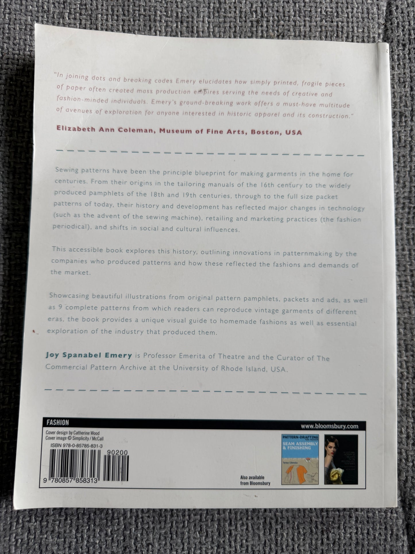 2016 History of Paper Pattern Industry Insights and Trends - Honeyburn Books (UK)