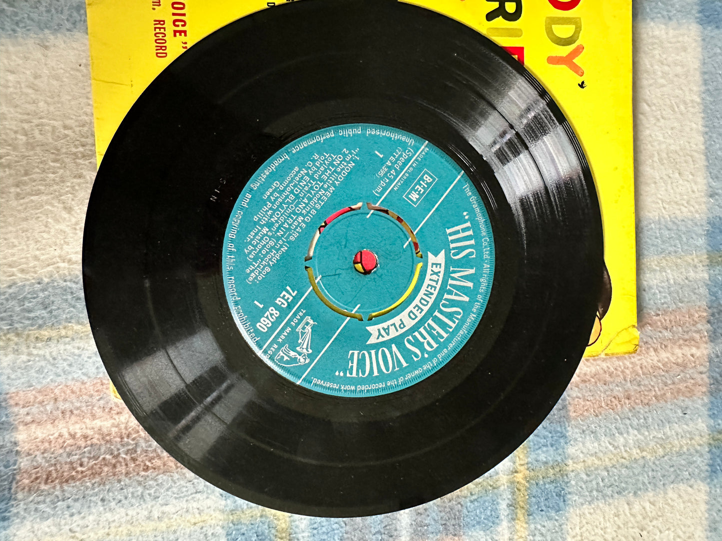 1959 Noddy Stories spoken by Enid Blyton on vinyl record