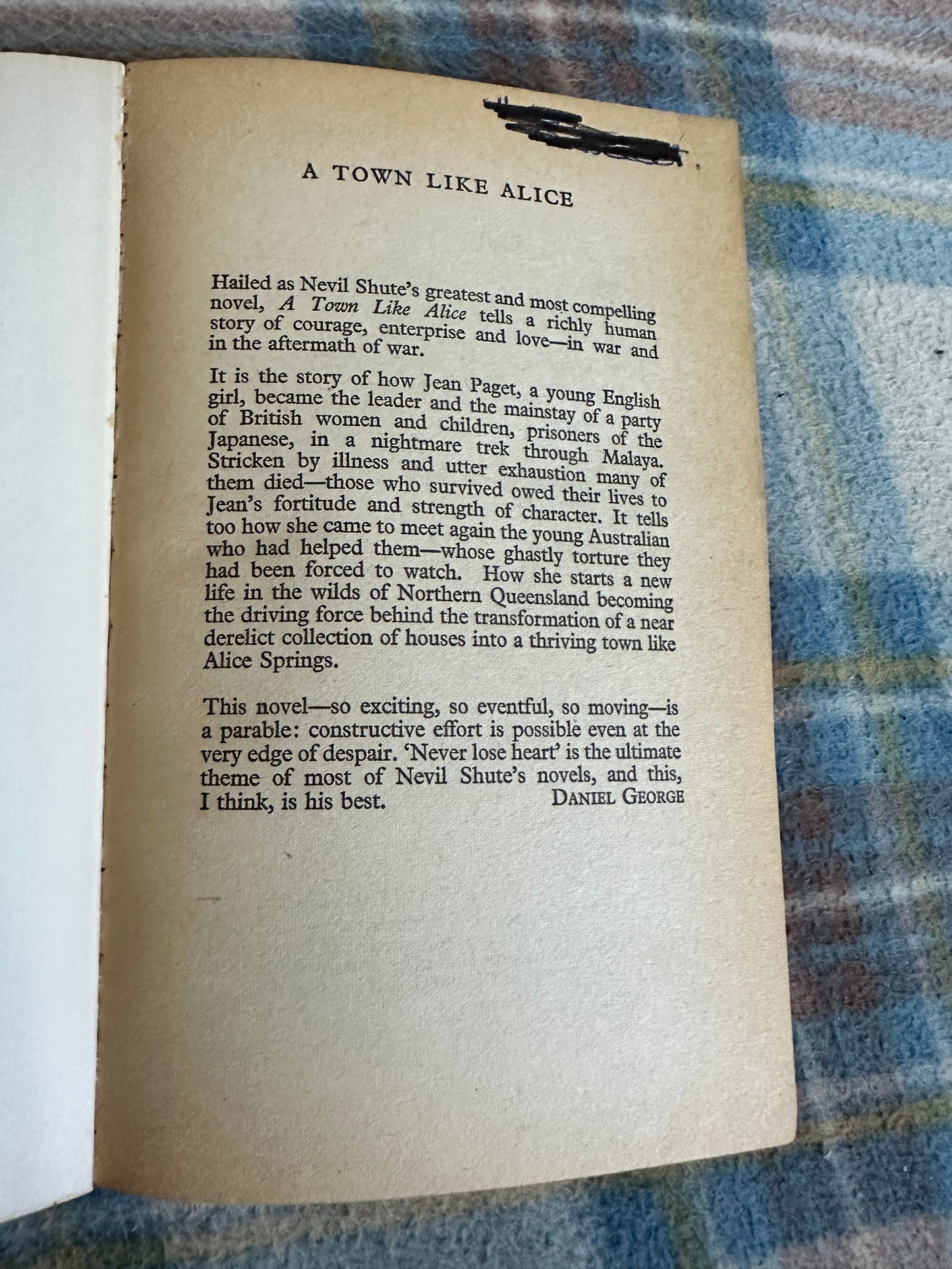 1965 A Town Like Alice - Nevil Shute(Pan Books)