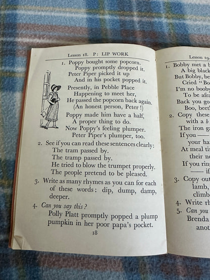 1961 Adventures In Words(Speech Training Readers)Rodney Bennett First Series Book 1: Jack Be Nimble(University Of London Press)