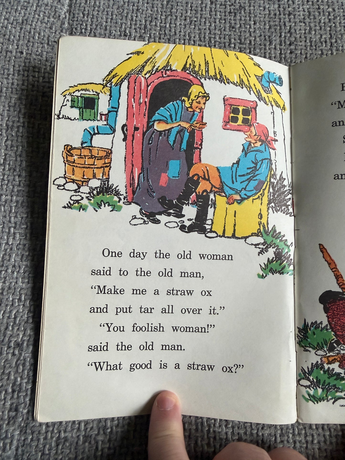 1951 The Straw Ox Storybook by Janet & John - Illustrated by Margaret & Florence Hoopes - Honeyburn Books (UK)