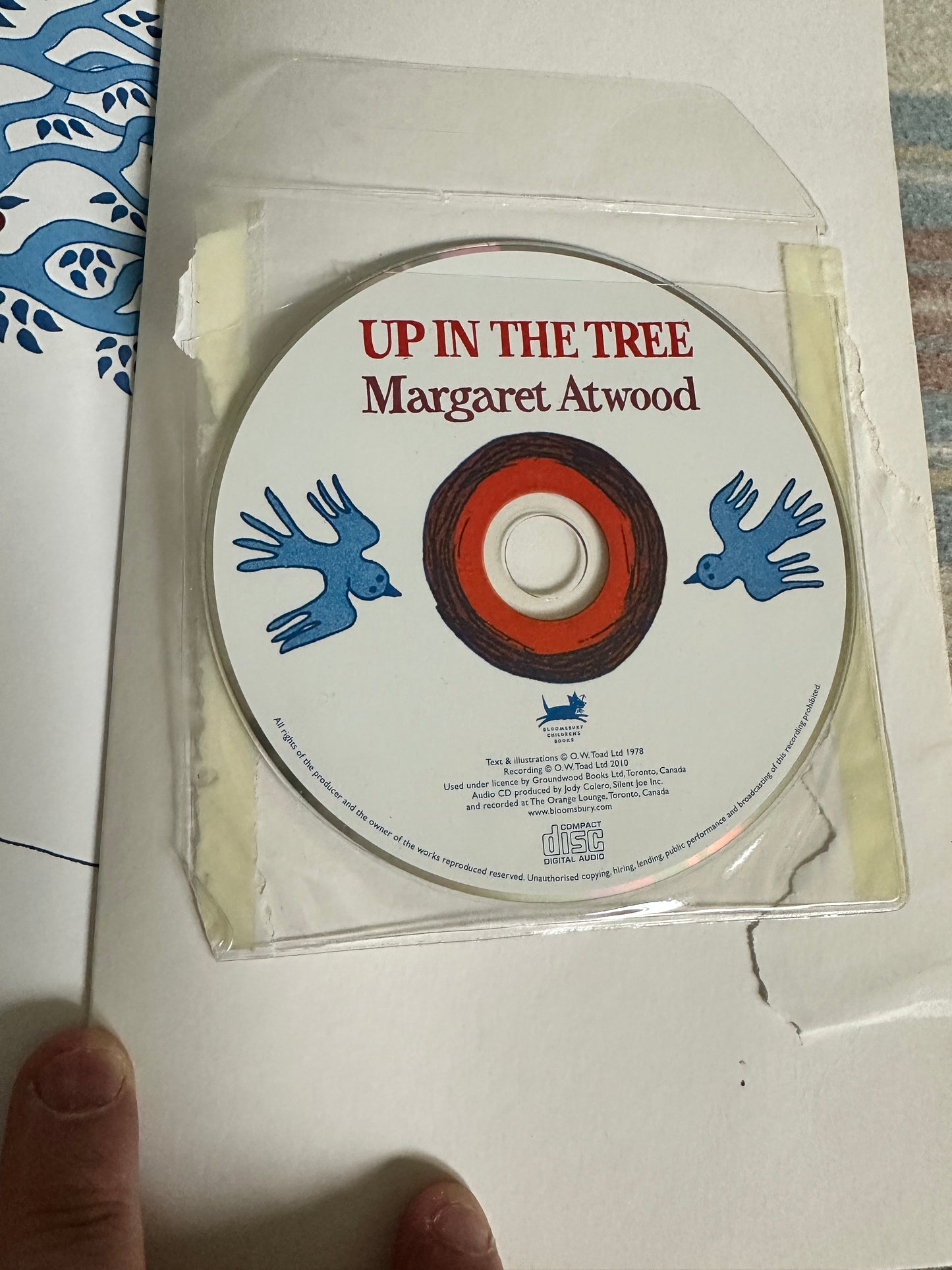 2010*1st* Up In The Tree + CD - Margaret Atwood(Bloomsbury)