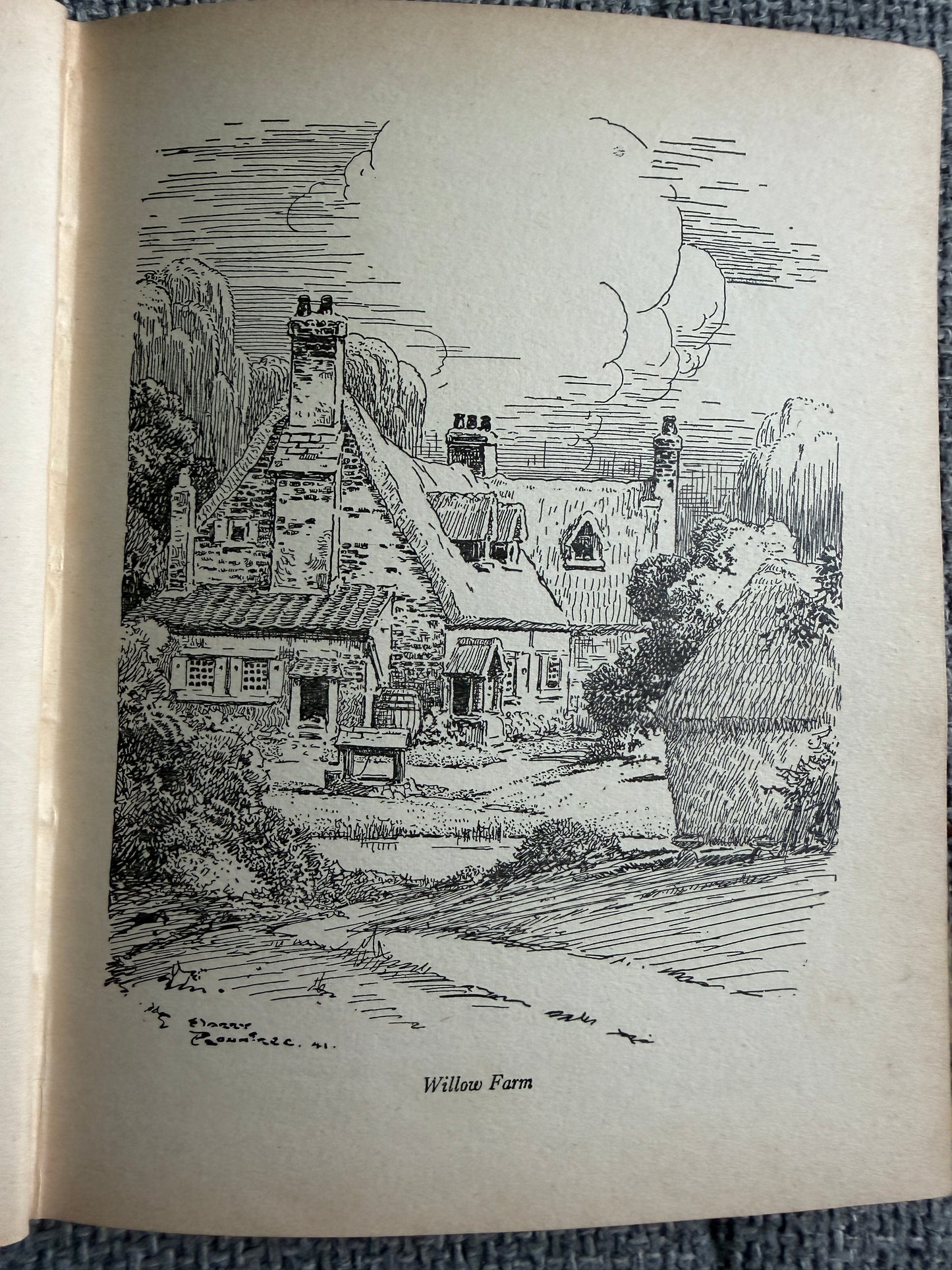 1955 The Children Of Willow Farm - Enid Blyton (Harry Rountree illust) Country Life - Honeyburn Books (UK)