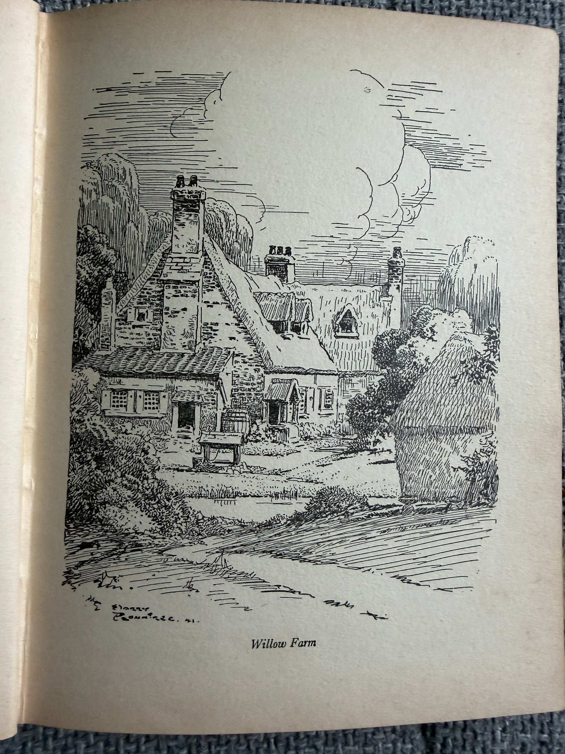 1955 The Children Of Willow Farm - Enid Blyton (Harry Rountree illust) Country Life - Honeyburn Books (UK)