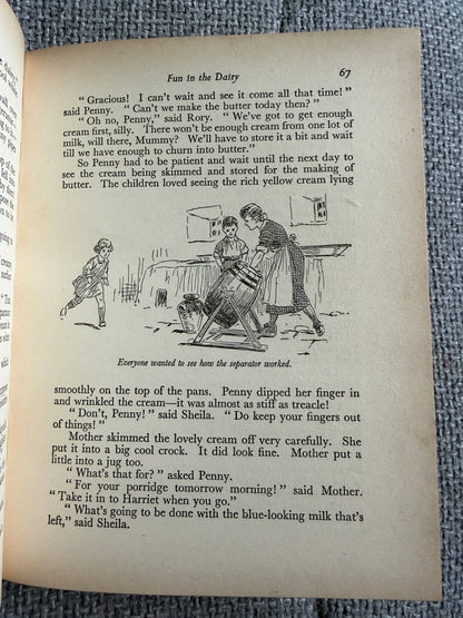 1955 The Children Of Willow Farm - Enid Blyton (Harry Rountree illust) Country Life - Honeyburn Books (UK)