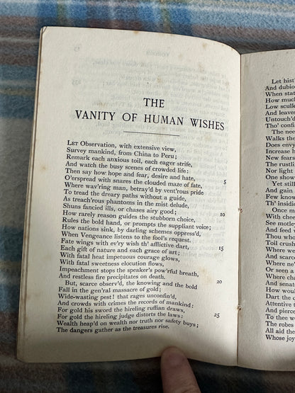 1950’s London / Vanity Of Human Wishes - Samuel Johnson(Blackie)