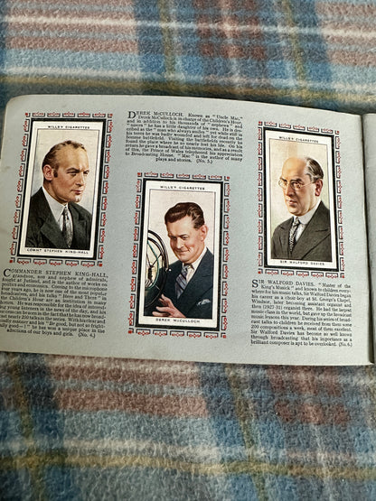 1940’s Radio Celebrities (Wills Cigarette cards complete set)