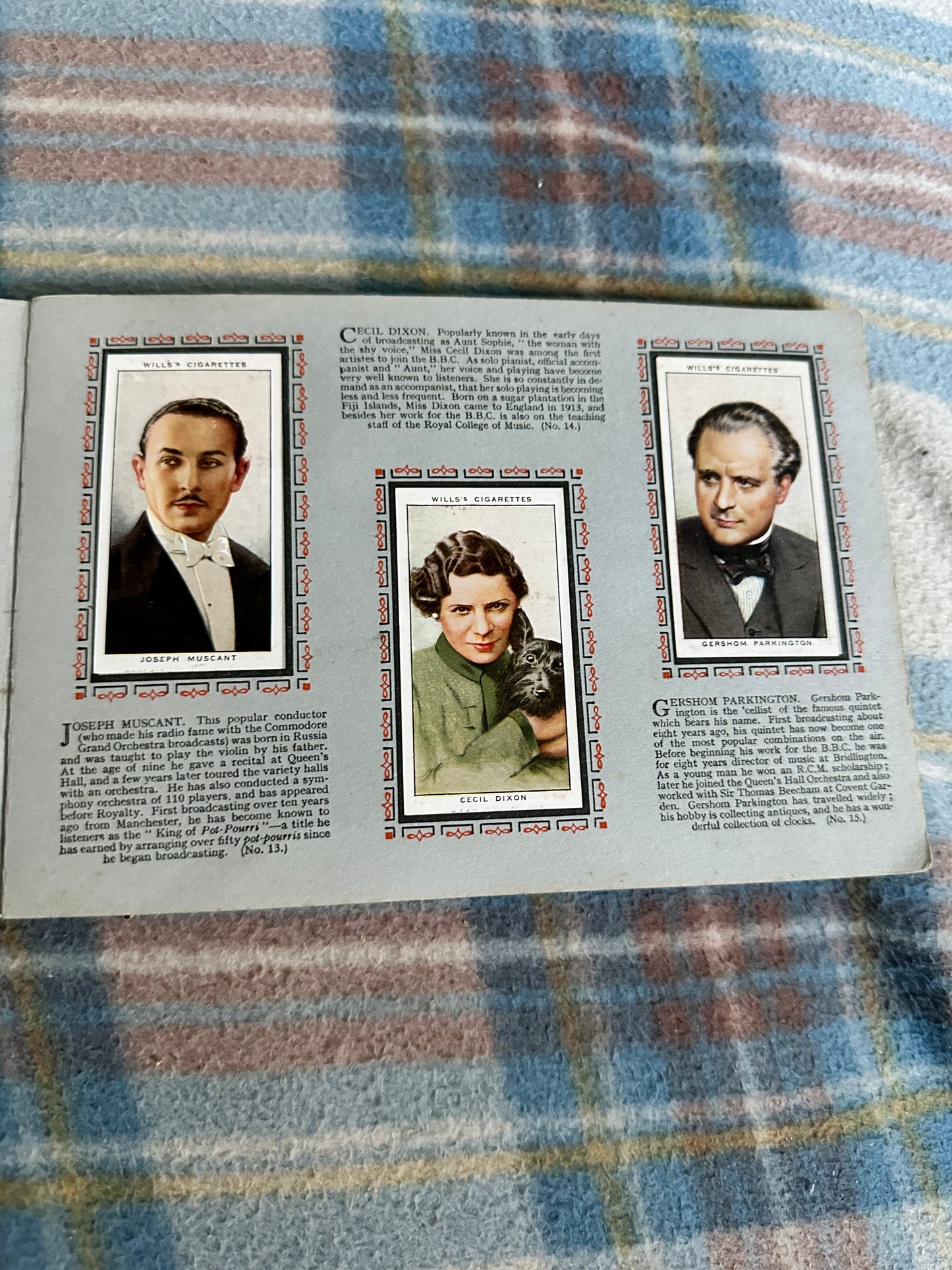 1940’s Radio Celebrities (Wills Cigarette cards complete set)