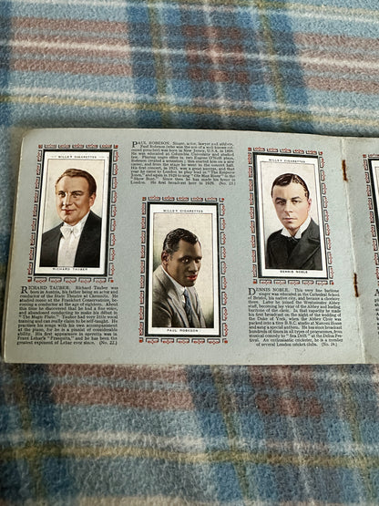 1940’s Radio Celebrities (Wills Cigarette cards complete set)