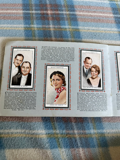 1940’s Radio Celebrities (Wills Cigarette cards complete set)