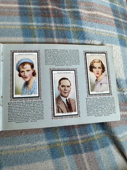 1940’s Radio Celebrities (Wills Cigarette cards complete set)