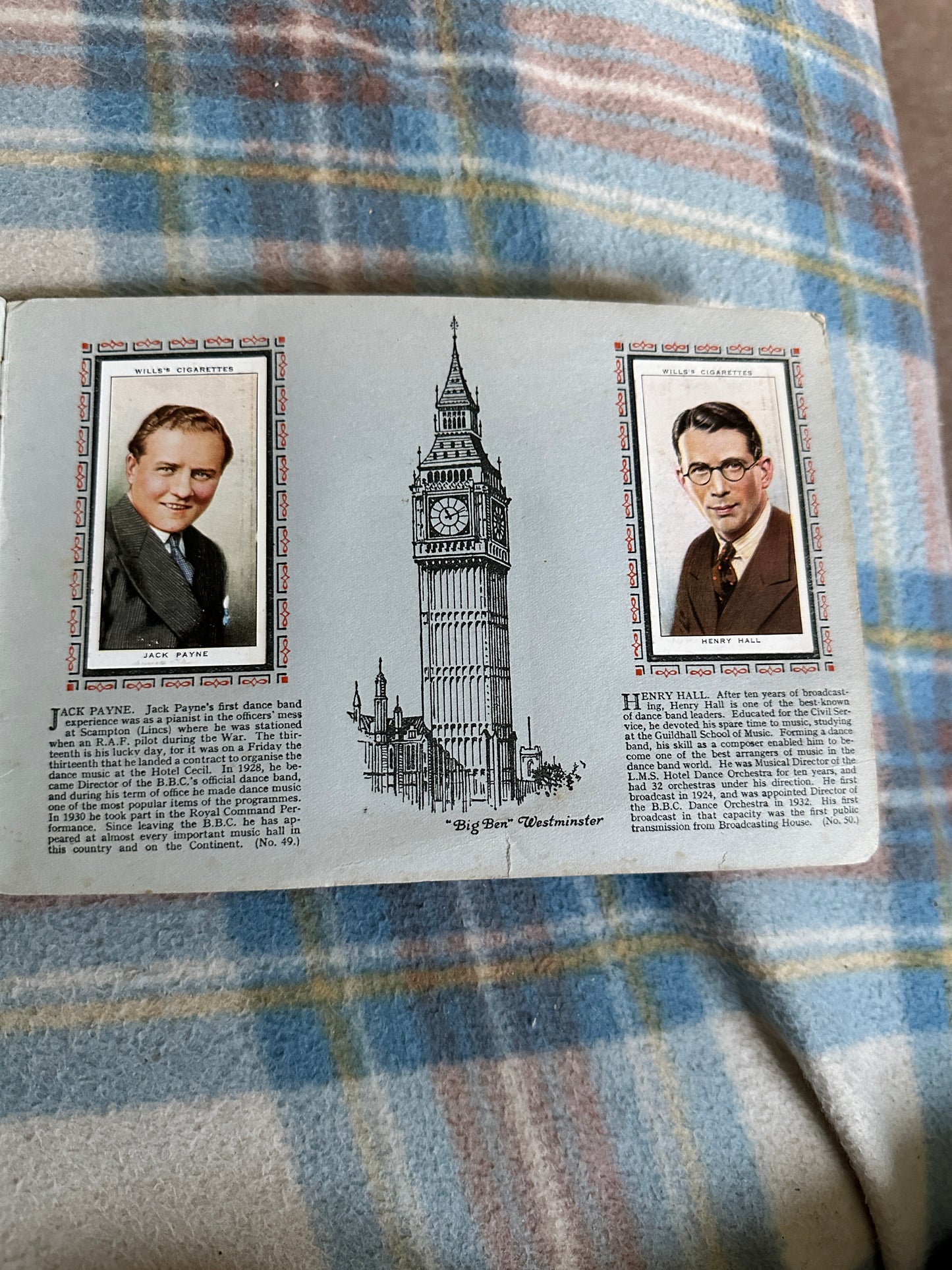 1940’s Radio Celebrities (Wills Cigarette cards complete set)