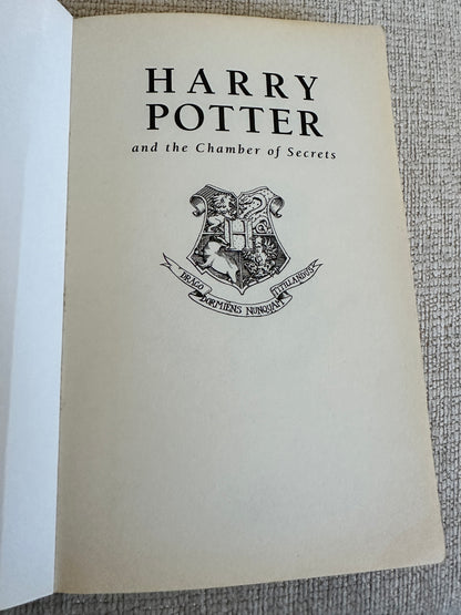 2002*1st* Harry Potter & The Chamber Of Secrets - J. K. Rowling(Bloomsbury)