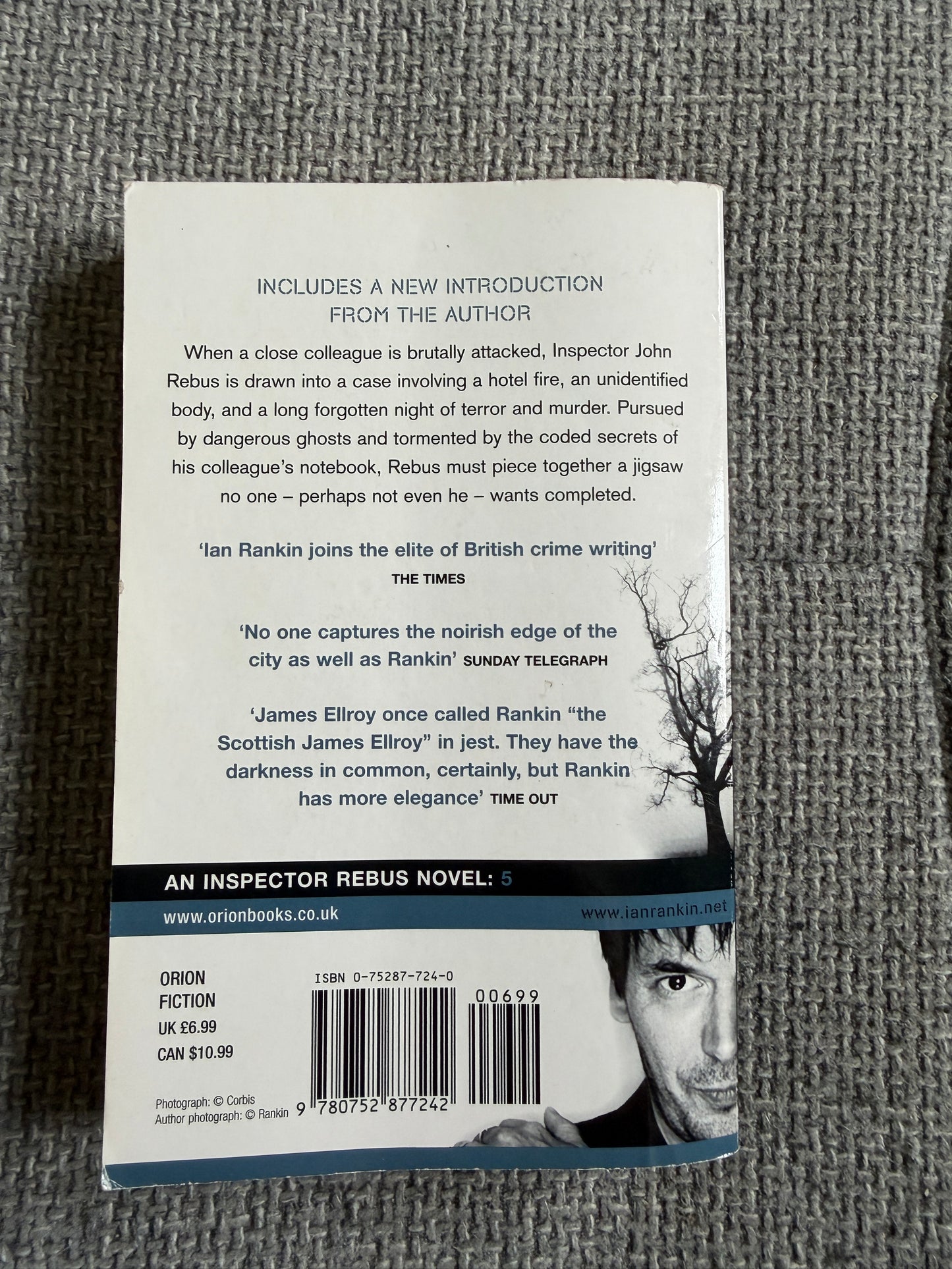 2005 The Black Book - Ian Rankin (Orion Paperback) - Honeyburn Books (UK)