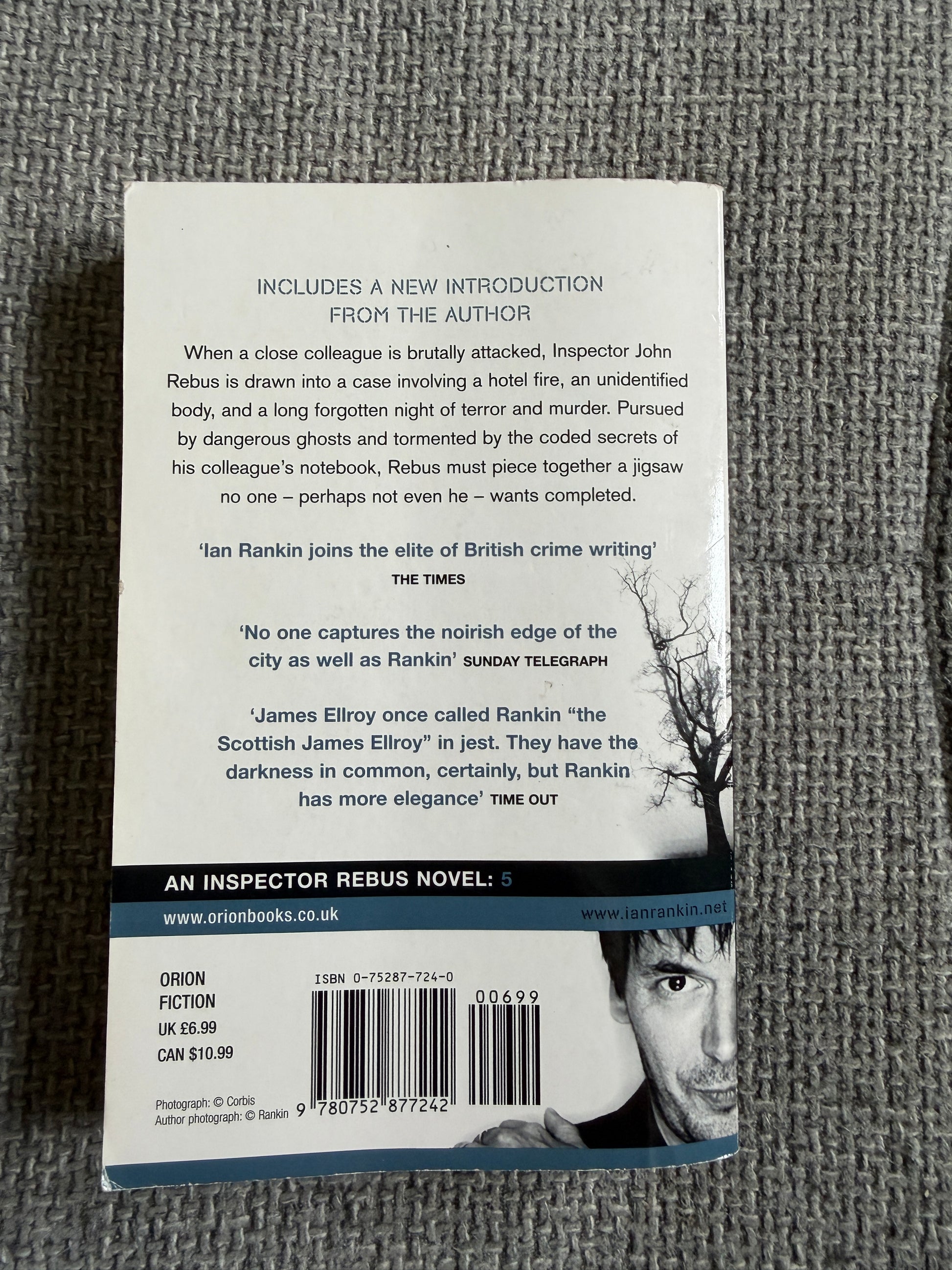 2005 The Black Book - Ian Rankin (Orion Paperback) - Honeyburn Books (UK)