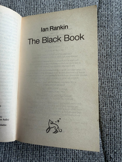 2005 The Black Book - Ian Rankin (Orion Paperback) - Honeyburn Books (UK)