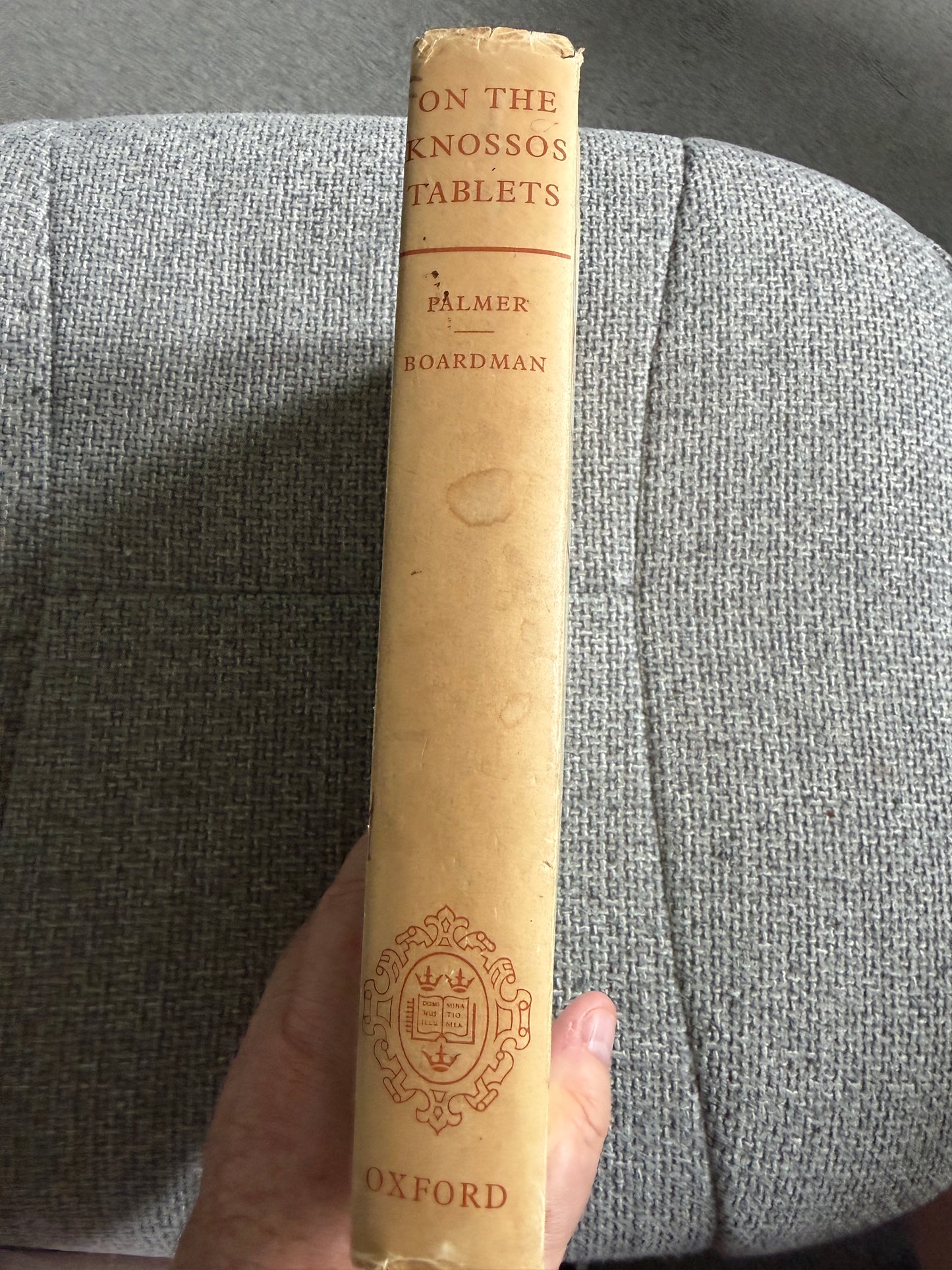 1963*1st* On The Knossos Tablets - L. R. Palmer & John Boardman (Oxford) - Honeyburn Books (UK)