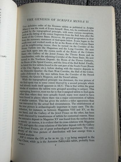 1963*1st* On The Knossos Tablets - L. R. Palmer & John Boardman (Oxford) - Honeyburn Books (UK)