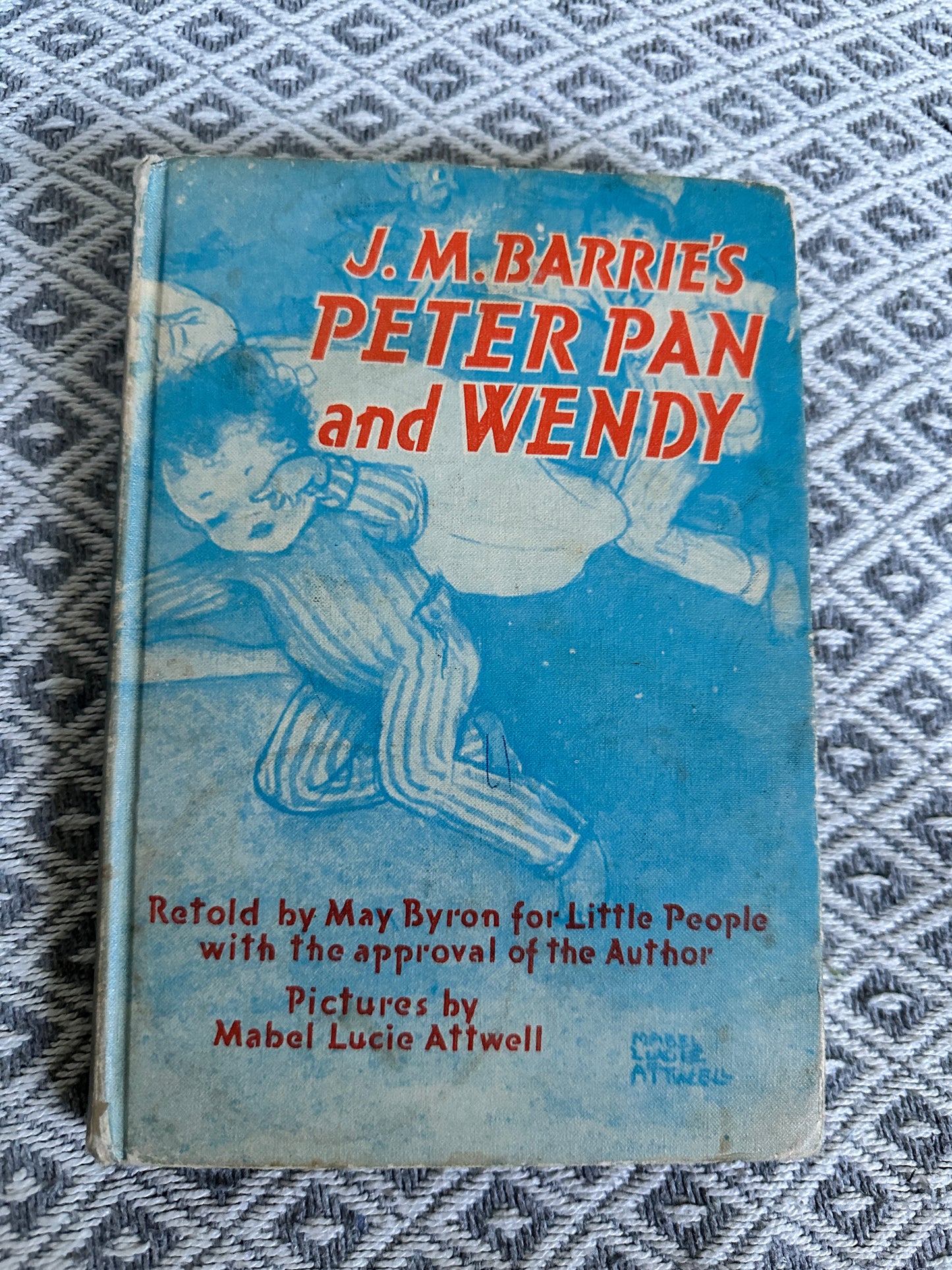 1967 J. M. Barrie’s Peter Pan & Wendy - retold May Byron(Mable Lucie Attwell illustration)