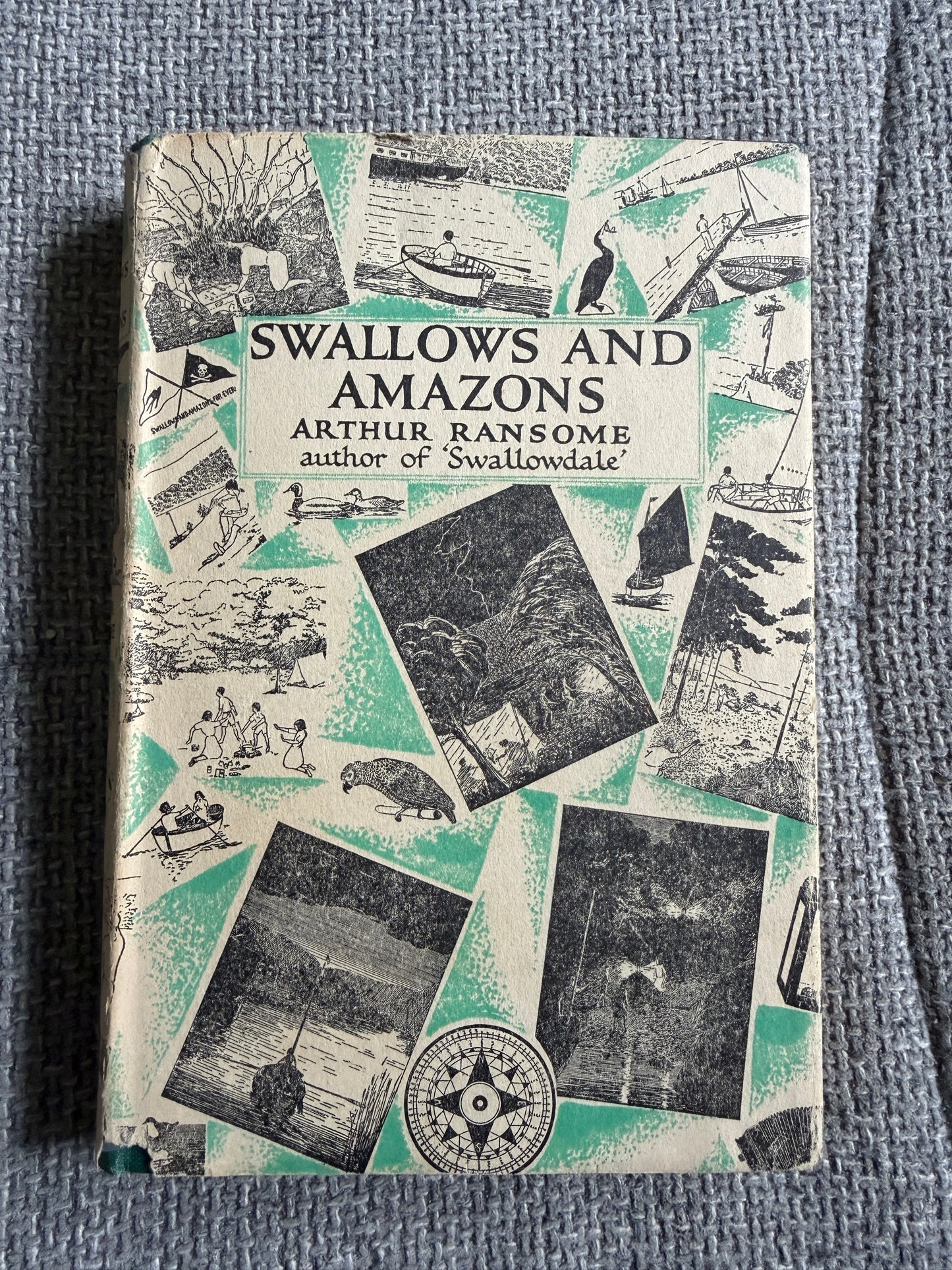 1944 Swallows & Amazons - Arthur Ransome (Nancy Blackett illust) Jonathan Cape - Honeyburn Books (UK)