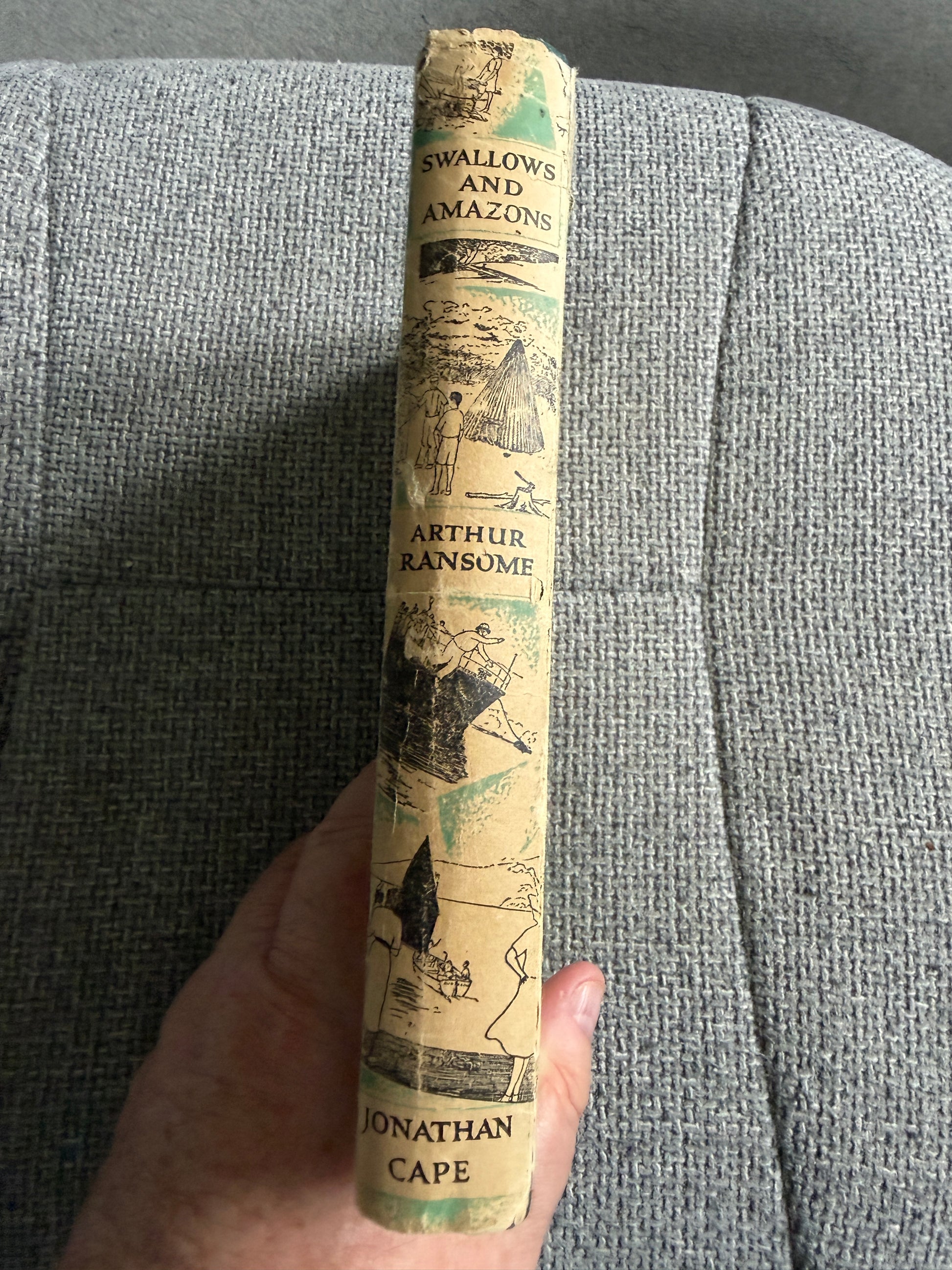 1944 Swallows & Amazons - Arthur Ransome (Nancy Blackett illust) Jonathan Cape - Honeyburn Books (UK)