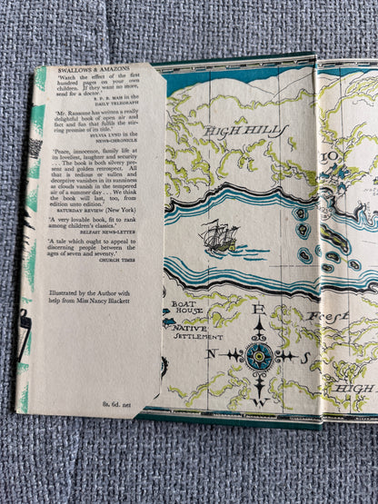 1944 Swallows & Amazons - Arthur Ransome (Nancy Blackett illust) Jonathan Cape - Honeyburn Books (UK)