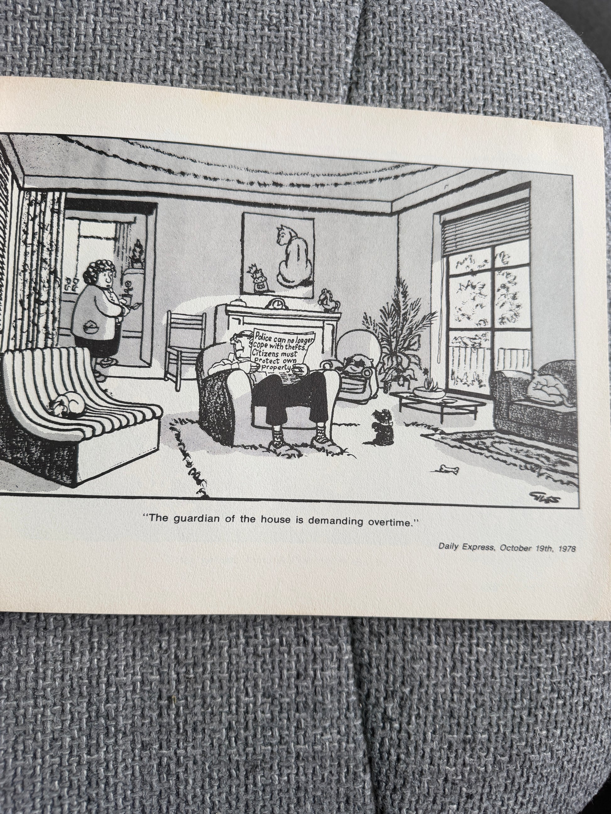 1979 Giles Sunday & Daily Express Cartoon Annual - Daily Express Publication - Honeyburn Books (UK)