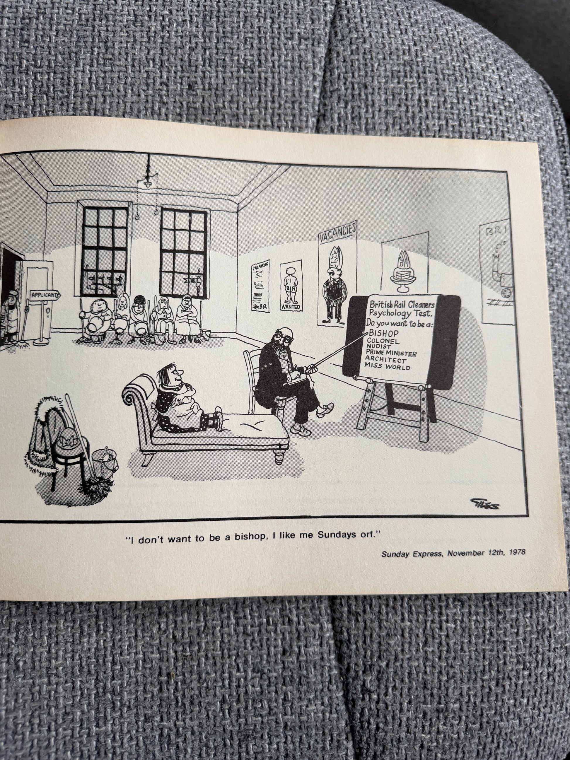 1979 Giles Sunday & Daily Express Cartoon Annual - Daily Express Publication - Honeyburn Books (UK)