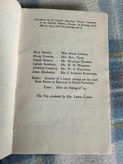 1930 Campbell Of Kilmhor(Rep Plays No3) J. A. Ferguson(Gowans & Gray Ltd Publishing)