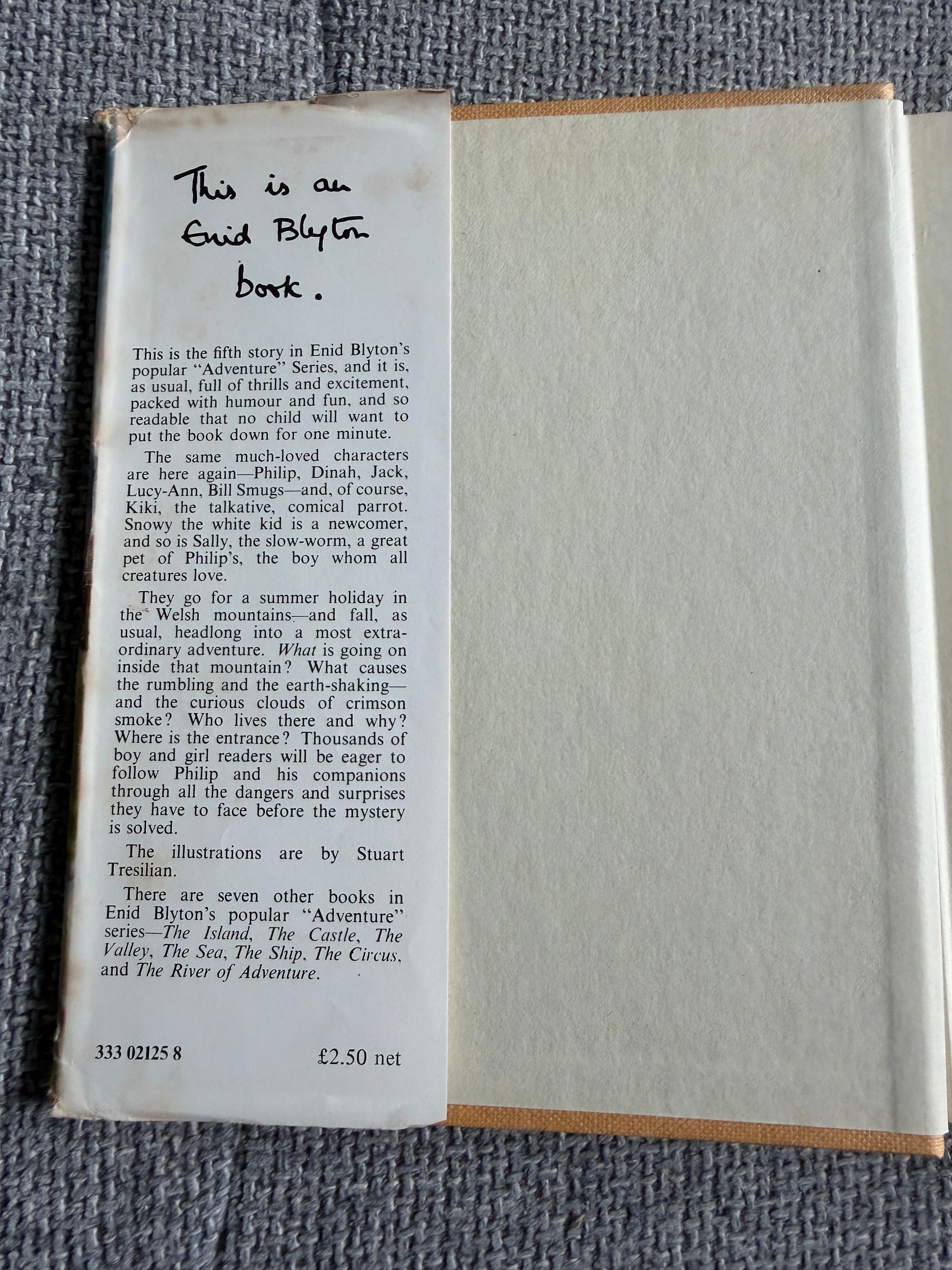 1974 The Mountain Of Adventure - Enid Blyton (Stuart Tresilian illust) MacMillan - Honeyburn Books (UK)