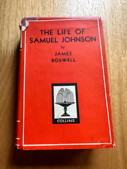 1953 The Life Of Samuel Johnson by James Boswell(Collins Pocket Classic)
