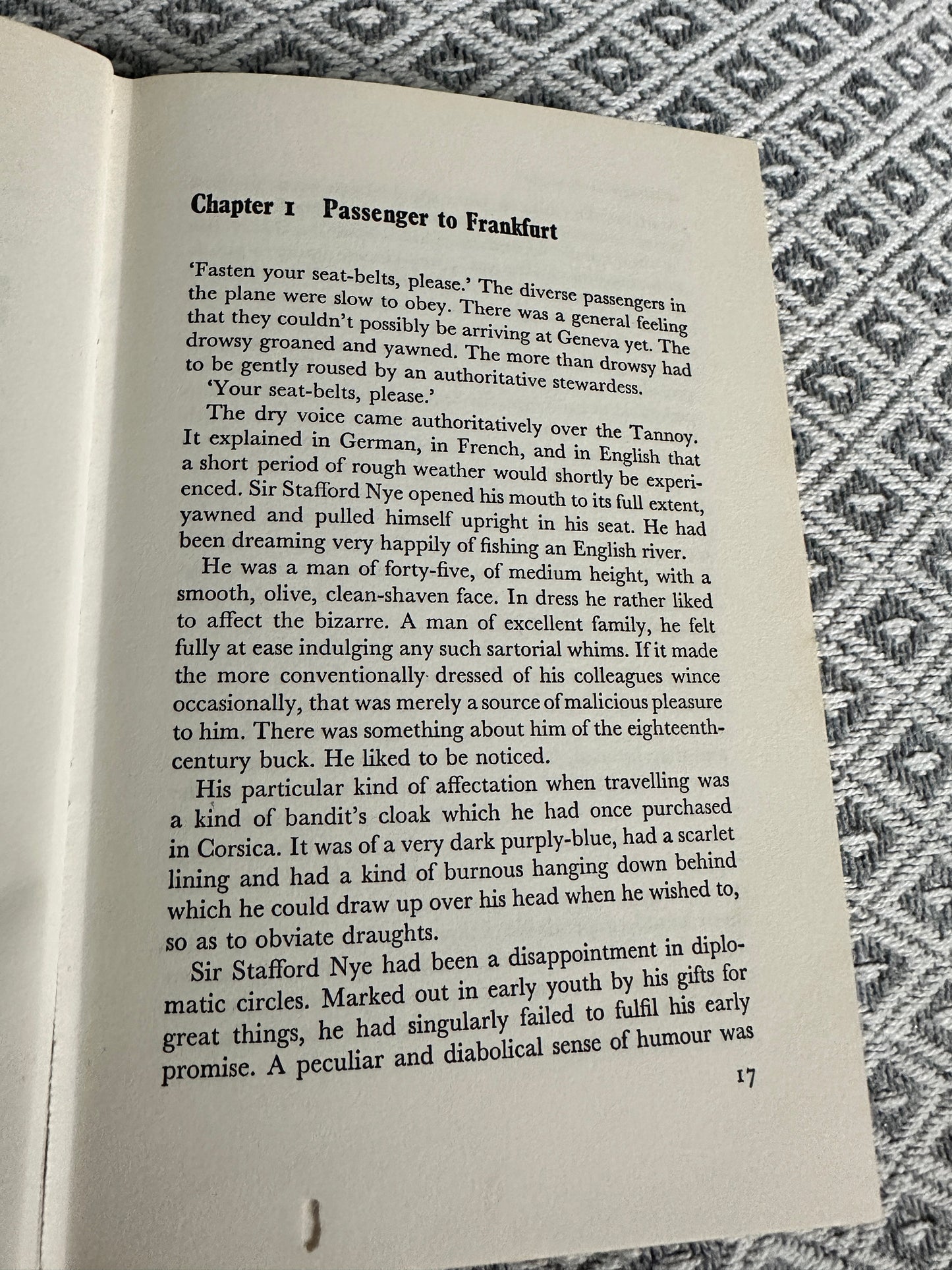 1970*1st* Passenger To Frankfurt - Agatha Christie( Collins Crime Club)