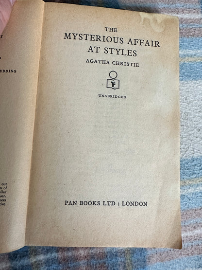 1971 The Mysterious Affair At Styles - Agatha Christie(Pan Books)