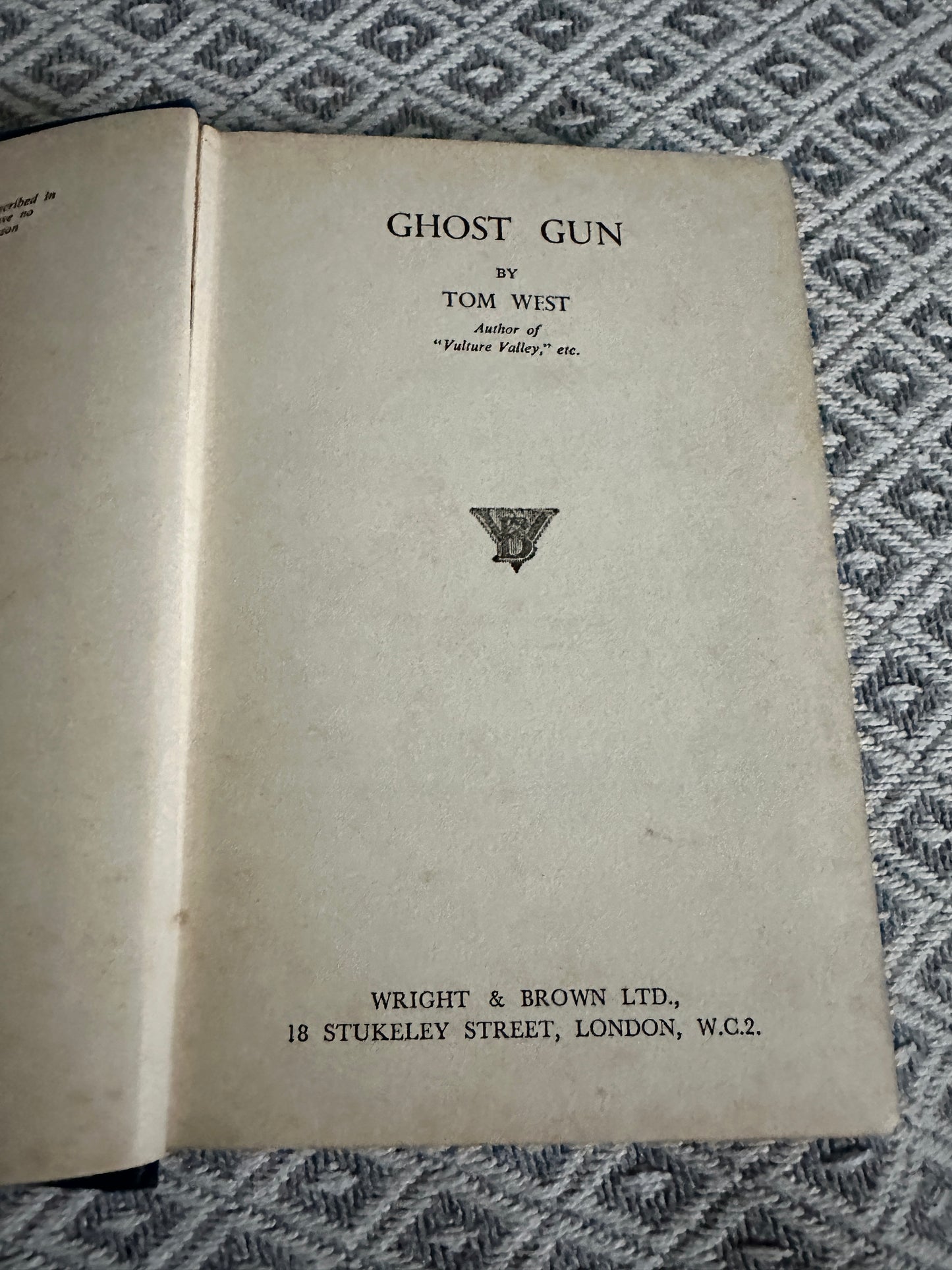 1954*1st* Ghost Gun - Tom West(Wright & Brown Ltd)