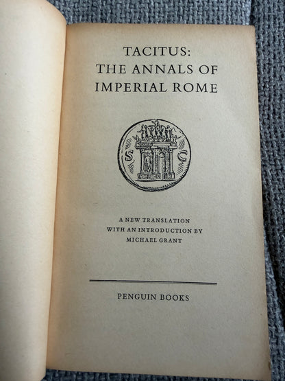 1956*1st* Tacitus On Imperial Rome - Michael Grant (Penguin Classics) - Honeyburn Books (UK)