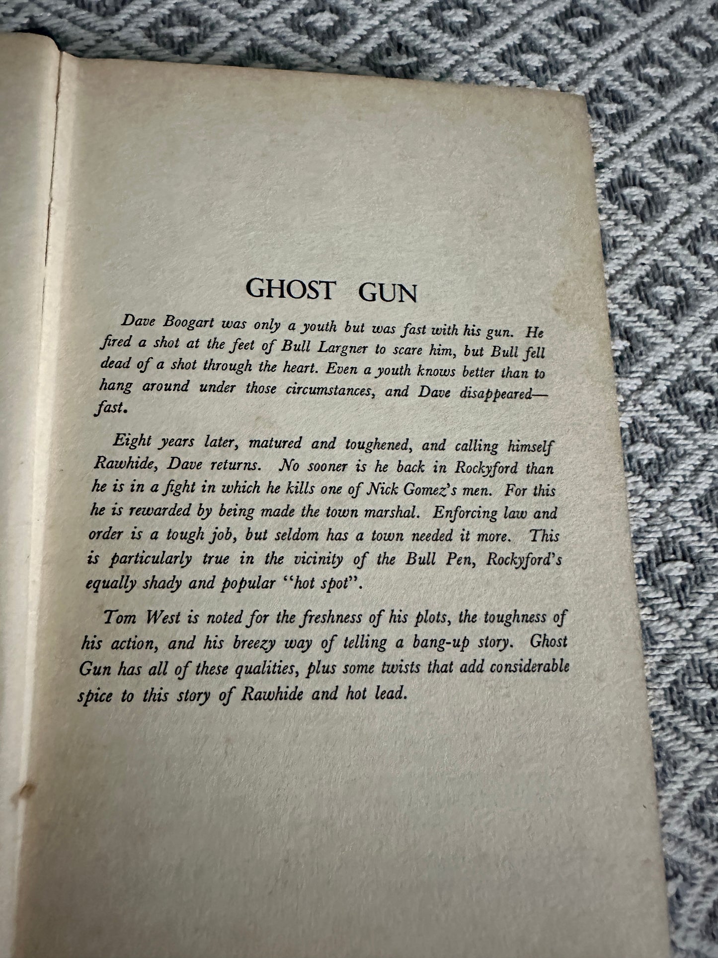 1954*1st* Ghost Gun - Tom West(Wright & Brown Ltd)