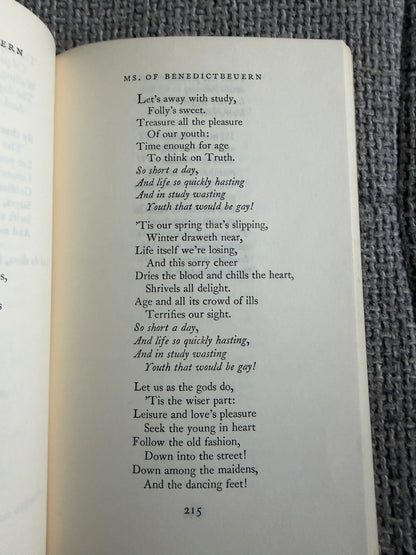 1964 Mediaeval Latin Lyrics - Helen Waddell translation (Penguin Books) - Honeyburn Books (UK)