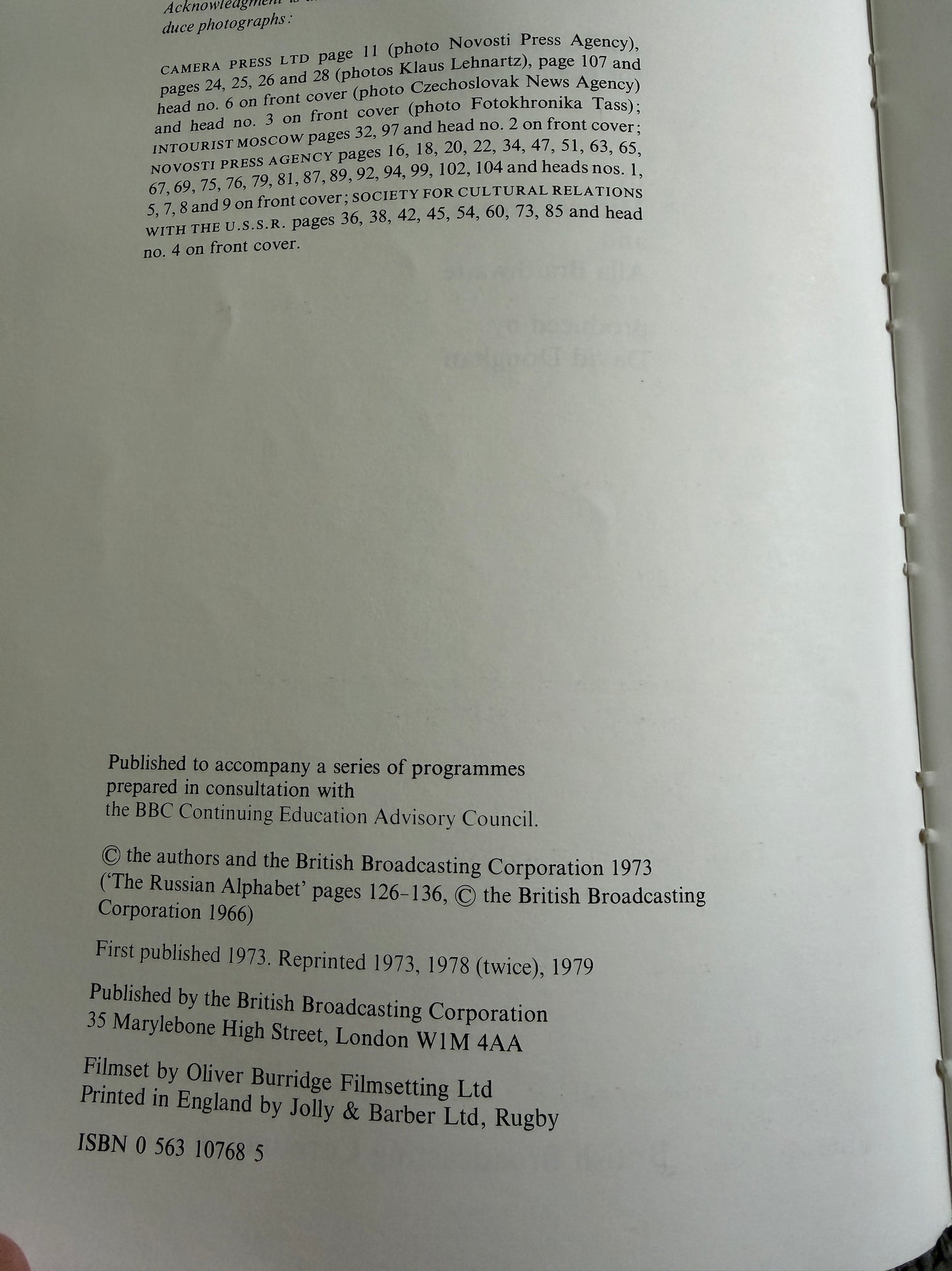 1979 BBC Radio Course For Beginners In Russian 🇷🇺 (Ochen’ Priyatno) BBC - Honeyburn Books (UK)